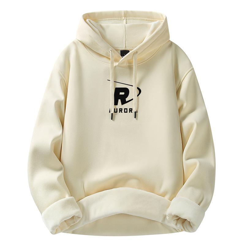 Fashion Men's Sports Hoodie Padded Sweater Autumn and Winter New Cotton Thickened Loose Jacket