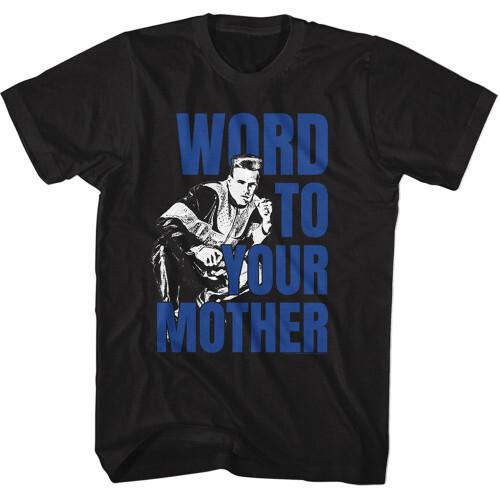 Vanilla Ice Crouching Word To Mother Black Adult TShirt Unisex T-Shirt S