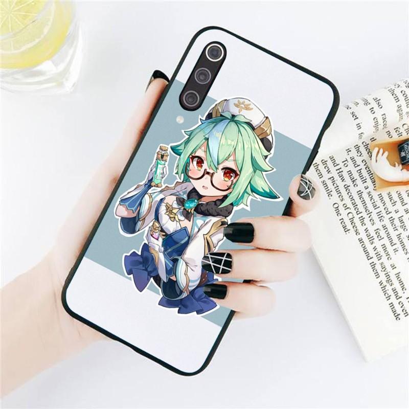 Urocze etui na telefon z Sacharozą dla Xiaomi Redmi Note 11 10 9T 8 7 Pro Redmi 10 9 9A 9C 8 7 6 Miękkie Czarne Etui na Telefon