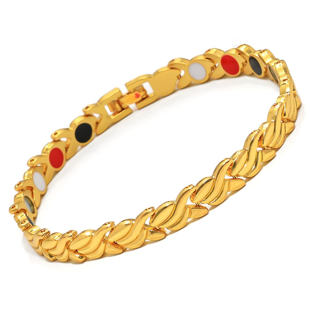 Bransoletki magnetyczne dla kobiet Vintage łańcuszek z rybami Zdrowotne energetyczne bransoletki magnetyczne dla kobiety biżuteria