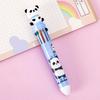 Kugelschreiber in Pandabär-Form Glattes Schreibgefühl Stift 10 Farben in einem Design Druckkugelschreiber für Schule Büro