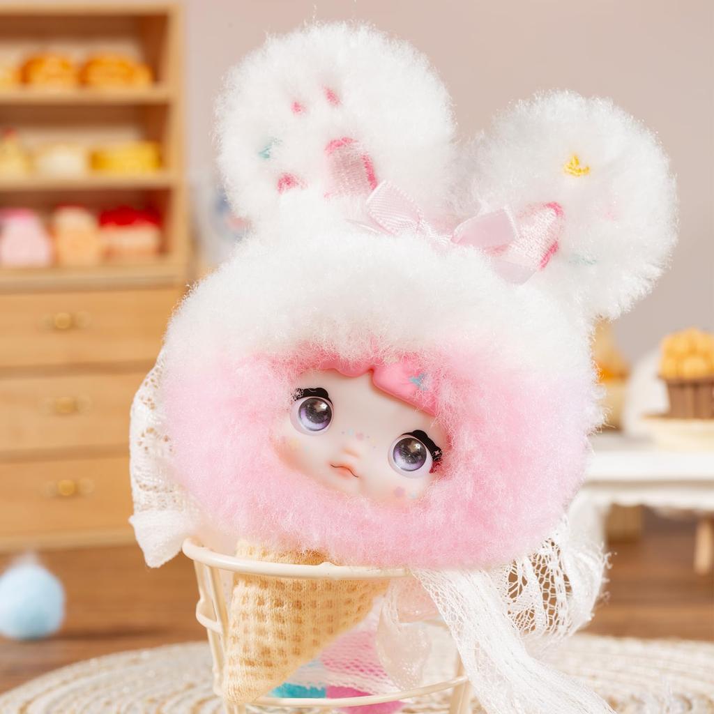 TOP TOY X Nommi [Sweet 100%] Series Plush Pendant [1 Piece] Gachapon Blind Box Figure Plastic Model Premium Soft Vinyl Toy Birthday Gift Original