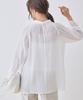 INDIVI Volume Sleeve Airy Blouse 12783601 Black Size 38 Shirt/Blouse [Washable/Shirring Material] Women's (019) (M)