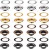 200Pcs 6mm Metal Eyelet with Tool 4 Color Eyelet Grommets Tarpaulin Eyelet with Grommet Setting Tool for Leather Craft