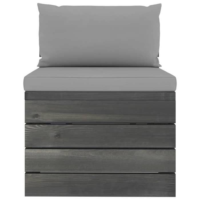 VidaXL Salon Garden Palette 2 Pcs with Cushions Patio Furniture Terrace Furniture Outdoor Furniture Furniture of 3061660