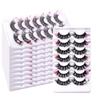 7 Pairs Dramatic Colorful Eyelashes Thick Fluffy Colored False Eyelashes  Party