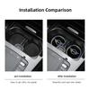 2Pcs Car Water Cup Mat Auto Interior Storage Pad Accessories For MINI WORKS One Cooper JCW R60 R59 R58 R57 R56 R55 R53 R52 F55