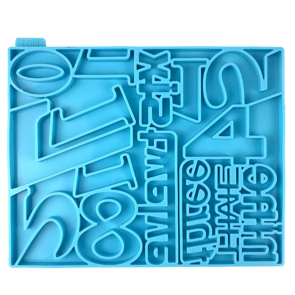 For Creative Numeral Clock UV Epoxy Resin Mold Wall Clocks Crystal Silicone Mould DIY Crafts Jewelry Home Decorations Mo