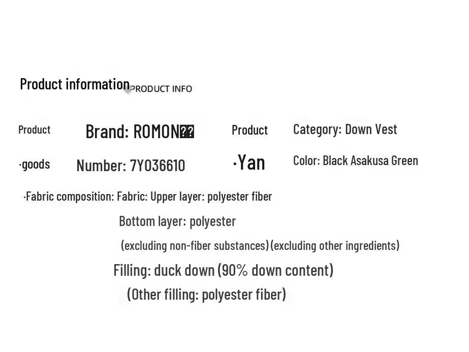 Romon Men's Stand Collar Down Vest