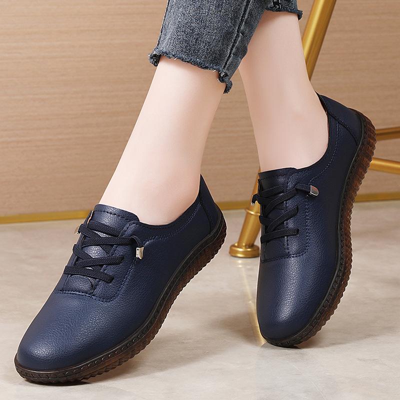 Damen-Penny-Loafer aus Kunstleder, zum Fahren, Gehen, Mokassins, lässig, zum Reinschlüpfen, bequem für Damen, Loafer-Schuhe zum Schnüren, fürs Business, Büro, Kleid, Arbeit