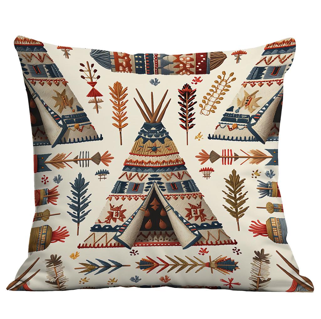 New Retro Creative Ethnic Style Pillowcase Home Living Room Hotel Cushion Pillowcase Decoration