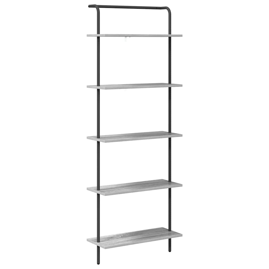 Bookshelf Grey Sonoma 60 x 24 x 168 cm Particleboard