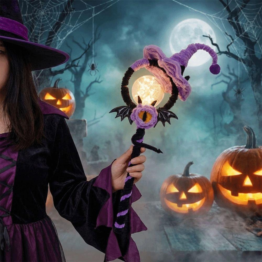 DIY Kit Halloween DIY Fairy Stick Bendable Halloween Handheld Lantern Handcraft Art