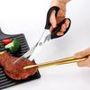 1/2pc Stainless Steel Grill Shear Multifunctional Barbecue Scissors For Camping Bbq Break Down Food Beef Steak Kitchen Gadget