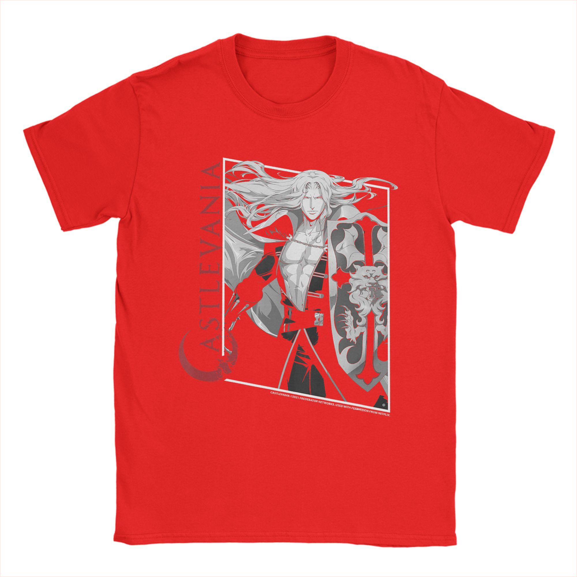 

Humorous Castlevania Alucard Box Up TShirts for Men Crew Neck Pure Cotton T Shirts Short Sleeve Tees Party Clothes S