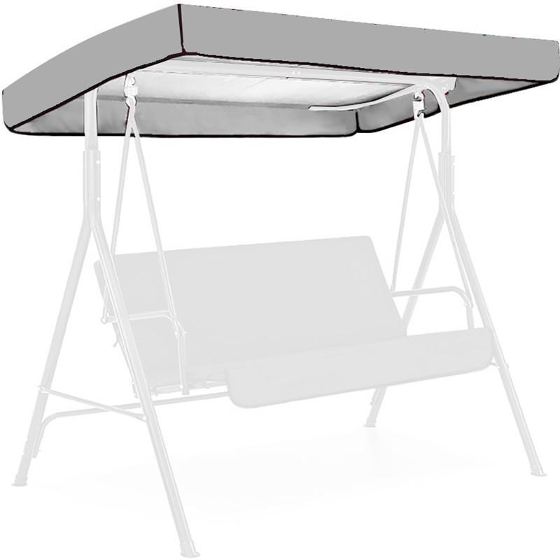 Gray Green Outdoor Swing Canopy: Waterproof Rainproof Sunshade Cover