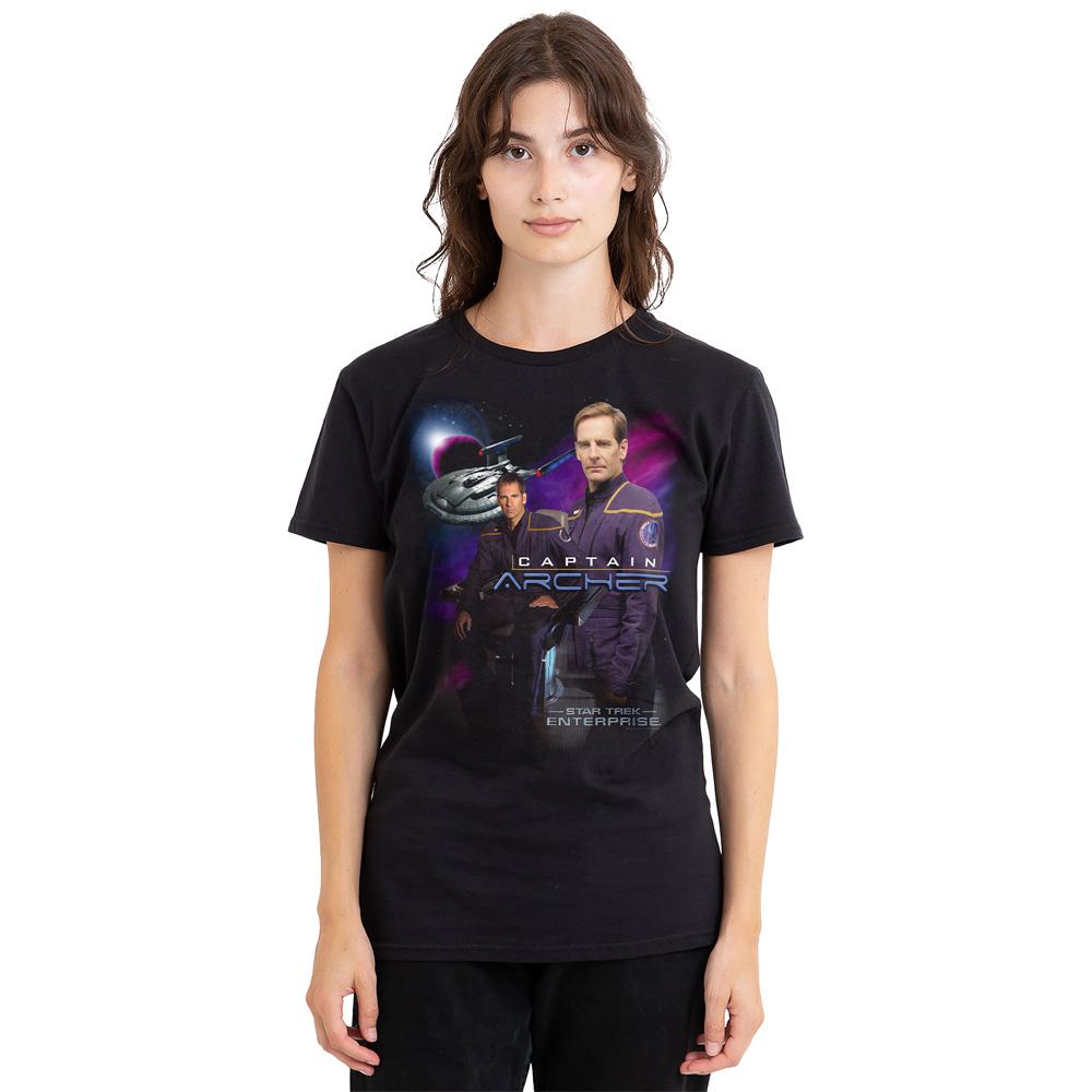 STAR TREK Unisex Adult Captain Archer T-Shirt