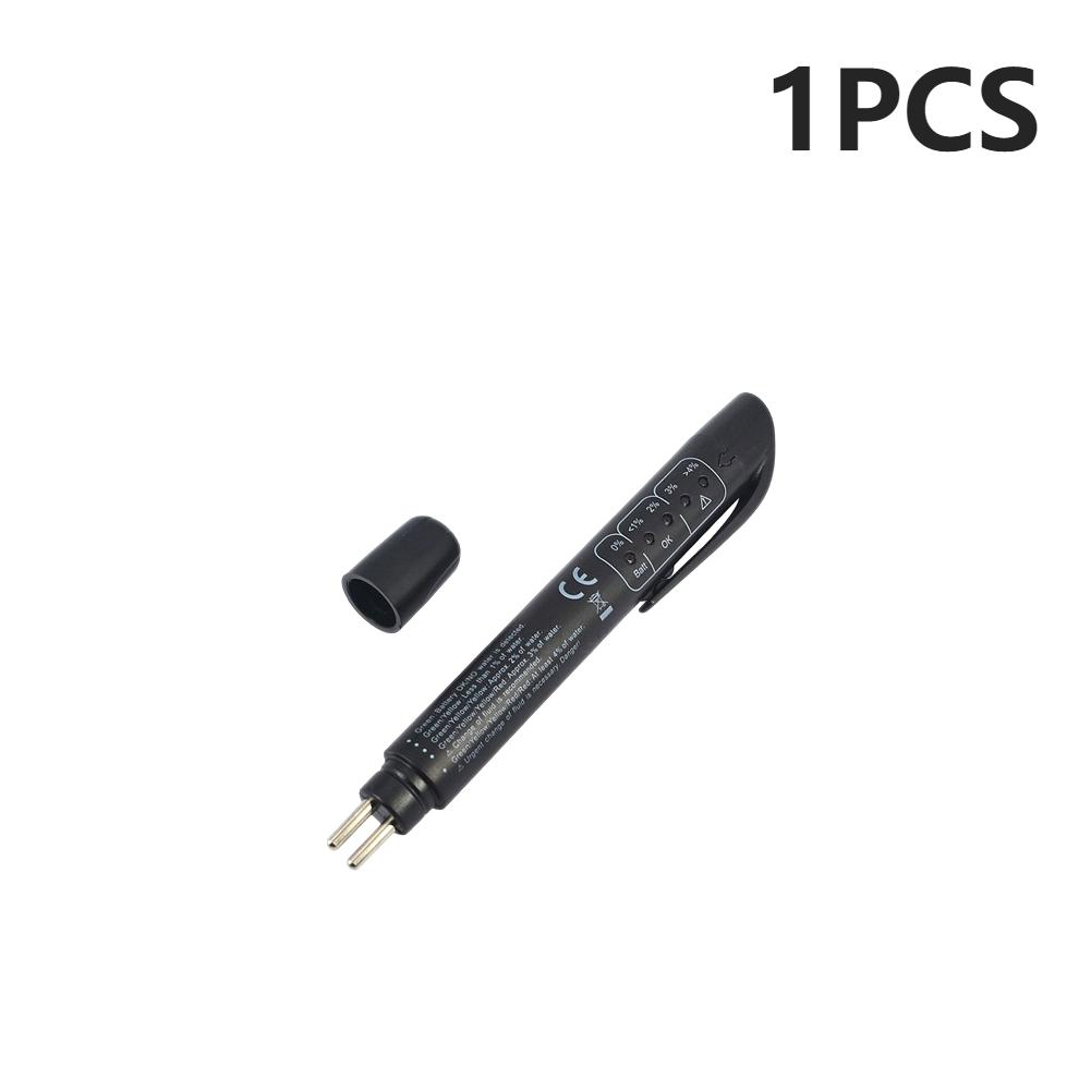 Brake Fluid Liquid Tester Pen Battery Operated Auto Brake Diagnostic Testing Tool Portable with 5 LED Indicators Car Accessories