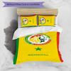 Senegal 3pcs Bedding Set Duvet Cover Closure Includes 1 Duvet Cover & 2 Pillowcases for All Seasons Bedroom Home Dorm Decor