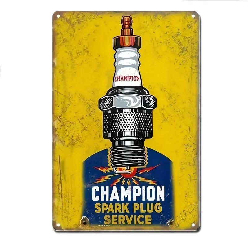 Car Gas Oil Sign Vintage Lubricant Metal Billboard Wall Plate Poster Decor Garage Auto Repair Shop Tin Sign Decorative Plaque