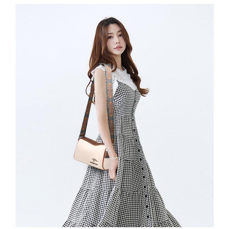 IELGY Women's Pillow Bag, Boston Vintage Versatile Wide Shoulder Strap Large Capacity Shoulder Crossbody Bag