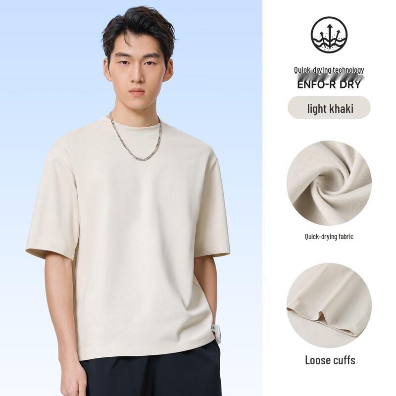 Men s Round Neck Short Sleeve T-Shirt