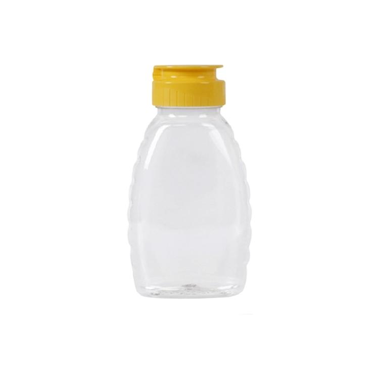 Clear Sauce Jar With Not Spill Lid Plastic Convenient Transparent Condiment Bottle for Everyday Cooking Needs