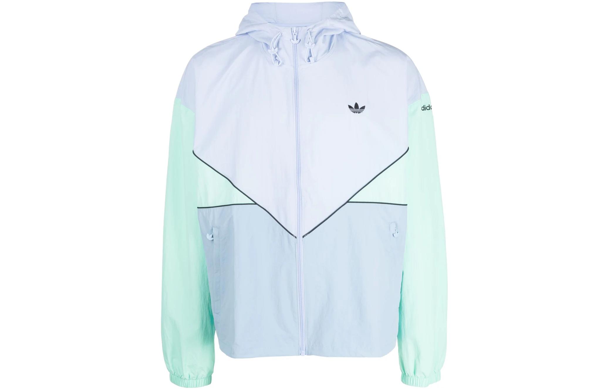 Adidas Originals Jackets Men s Pink/Blue Hooded Moderate Other HR8934 L