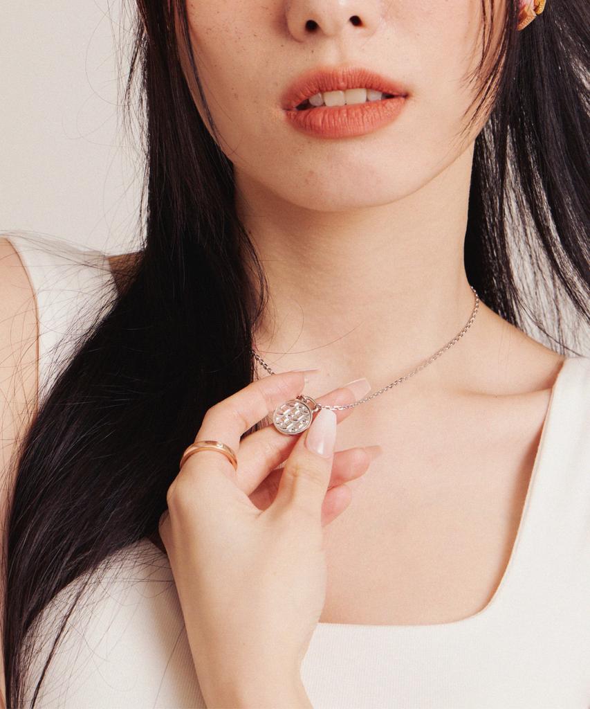 Valik [925 Silver] No.64 Signature Imbost Coin Necklace