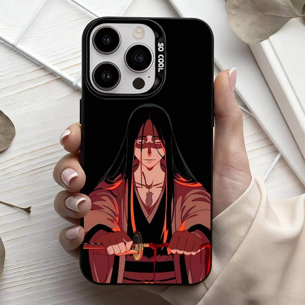 Etui na telefon R-Retsu Unohana B-Bleachs Dla iPhone17,16,15,14,13,12,11 Plus,Pro Max Czarny Cukierkowy srebrny etui na telefon