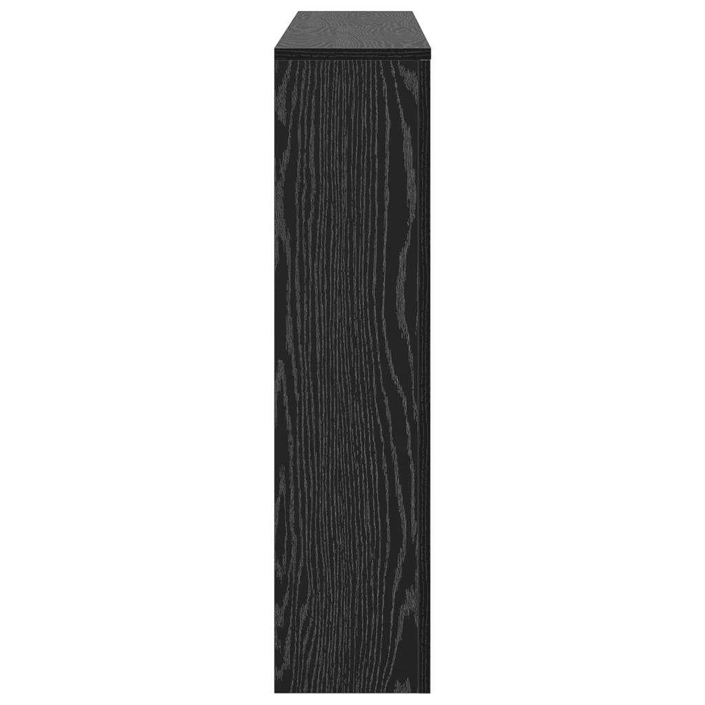 Radiator Cover Black Oak Look 149 x 20 x 82 cm