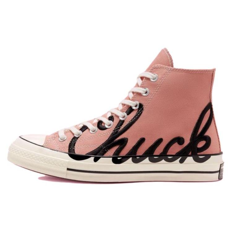 

Chuck 70 Converse High Scripted Signature Print - Rose Gold 167697C 36.5