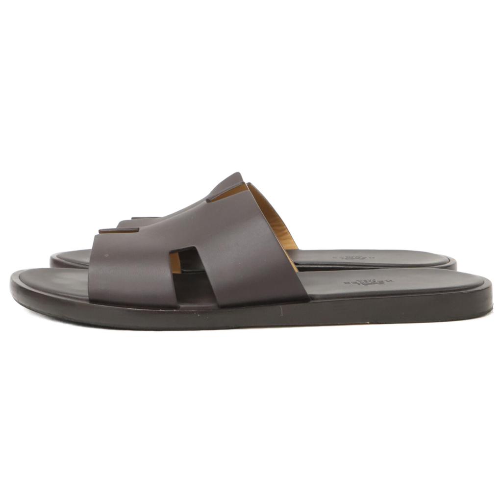 HERMES [Beautiful condition] Izmir sandals/ shoes 42 mochaUsed