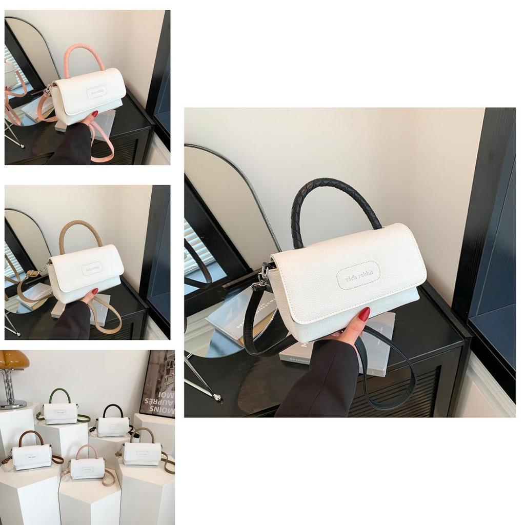 2024 New Fashion Color Block Minimalist Summer Women's Bag Pu Material Versatile Casual Handbag Shoulder Crossbody Bag