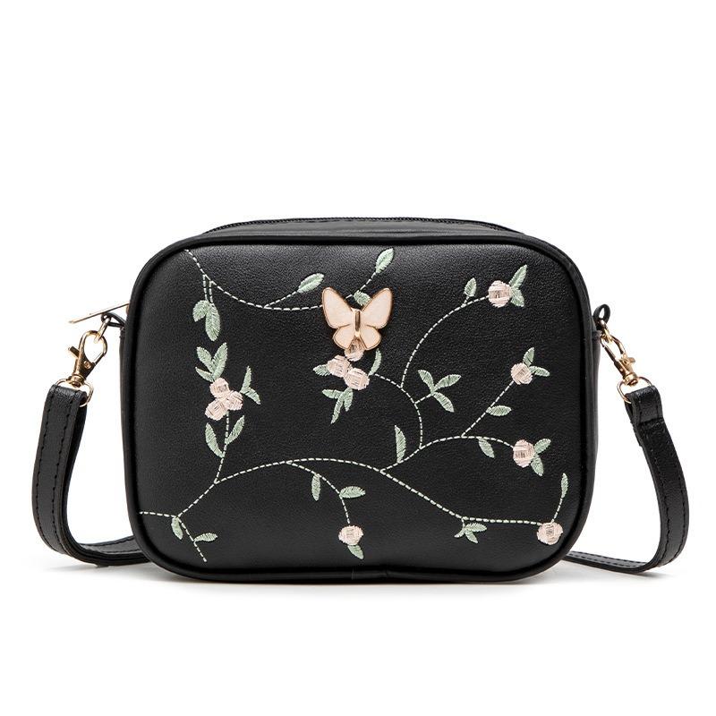 Fashion Bow Camera Bag, Simple Flower Women's Bag, Casual Small Square Bag, Shoulder Messenger Bag, Women's Bag.