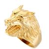 Retro Jewelry Exaggerated Men's Wolf Head Trendy Versatile Fashion Ring