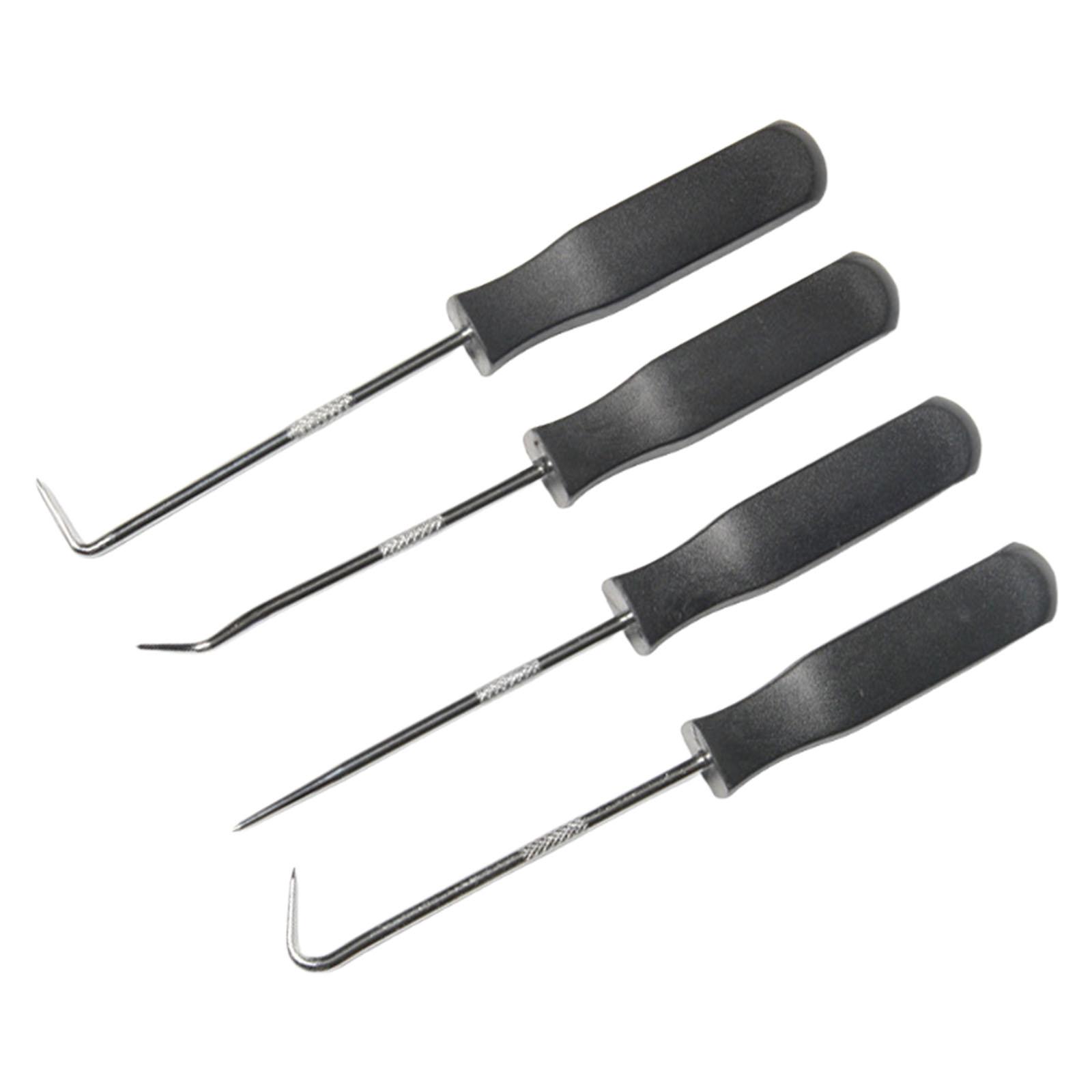 

Steel Seal Hook Puller Kit 4 Angles Oil Seal Screwdriver Hook Removal For Industrial Maintenance Repair 1