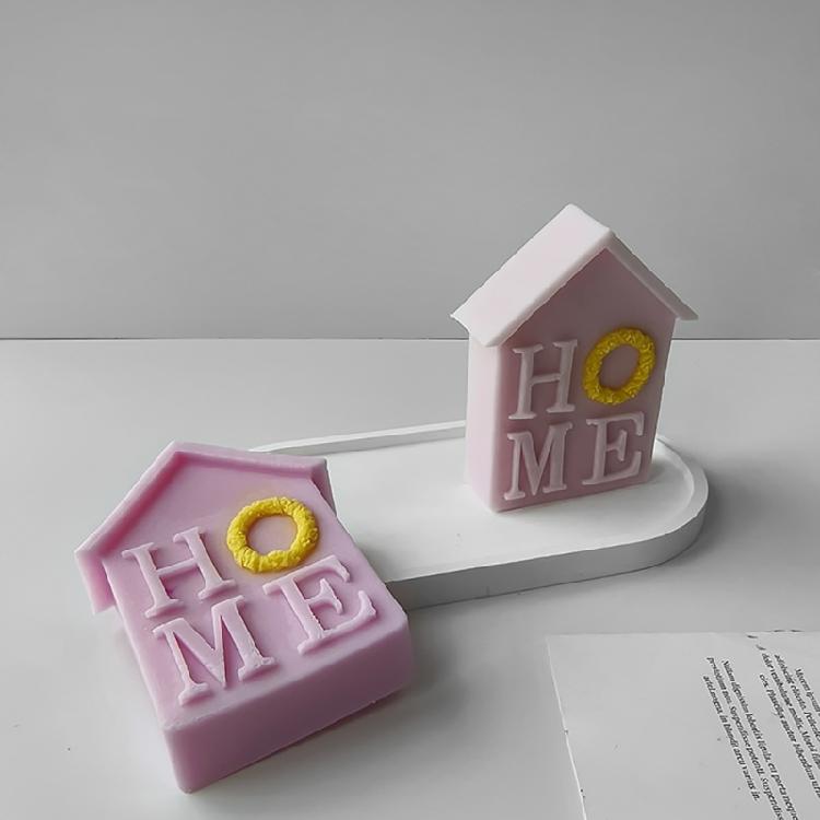 House Shape DIY Craft Mold Flexible Jewelry Making Tool for Candle Making