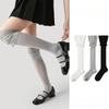 Chaussettes mollet en dentelle florale pour femmes Lolita Filles Chaussettes hautes cuissardes au-dessus du genou Rétro Chaudes Chaussettes bottes Style JK