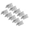 10Pcs Door Hinge Stainless Steel for Furniture Business Machines Locking Device 25mm