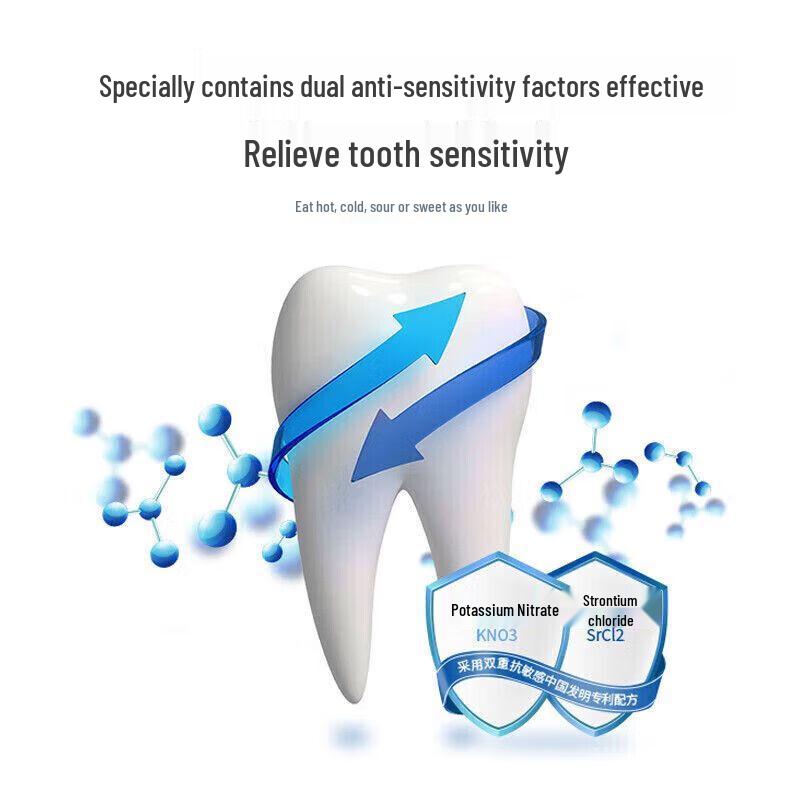Cold Sore Ling Dual Anti-Sensitive Whitening Toothpaste Set
