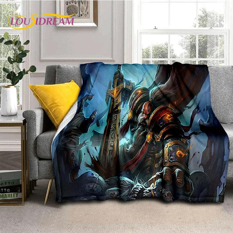 WOW, World of Warcraft Demon Hunter, Lich King Game Flannel Blanket for Beds Bedroom Sofa Picnic,Throw Blanket Outdoor Leisure