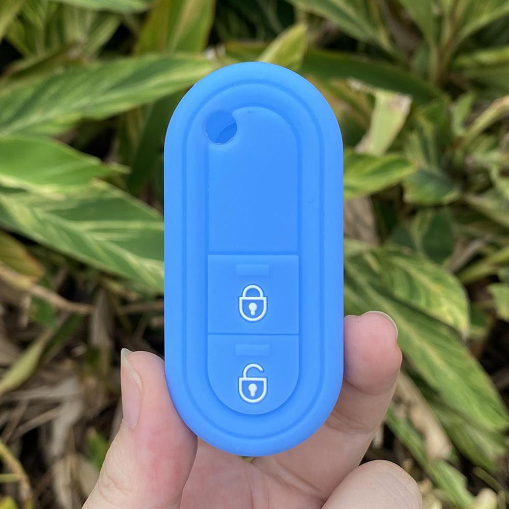 2 Buttons Silicone Car Key Cover Protect Skin Case Rubber Shell Set for MG 3 2020 MG3 2011-2015 Flip Folding Remote Accessories