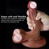 Hautgefühl, realistischer großer Dildo, flexibler Penis, Schwanz mit Saugnapf, weibliche Masturbation, Strapon-Dildo für Frauen und Männer