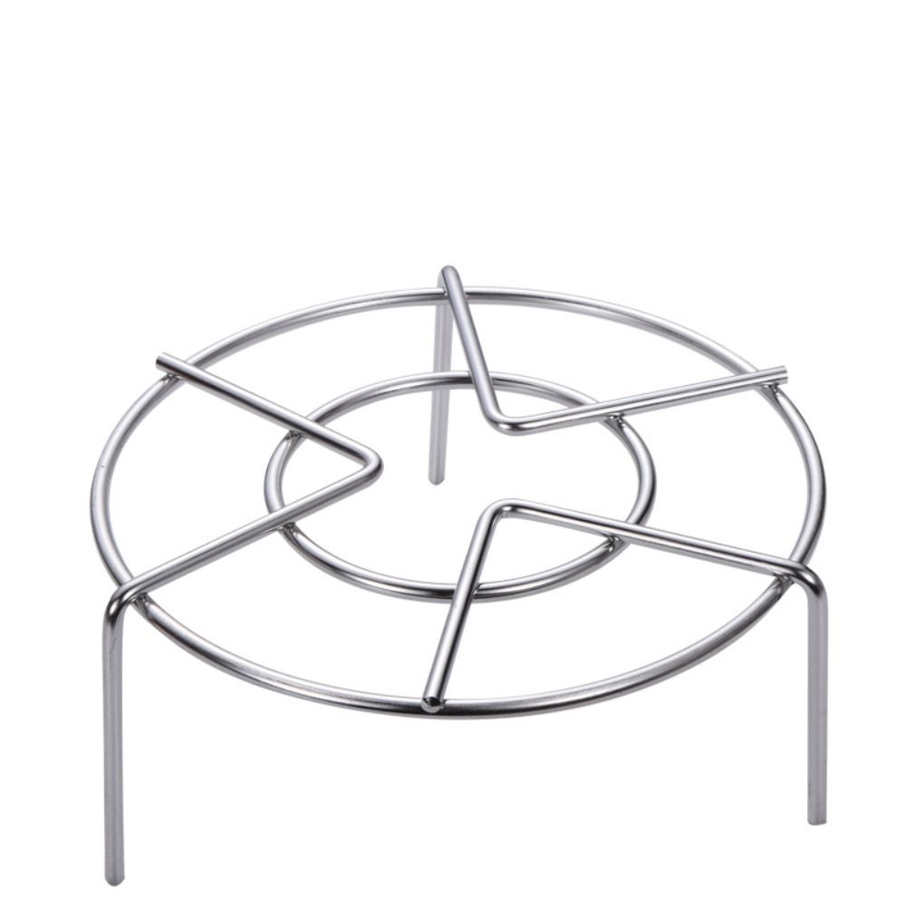 Stainless Steel Cookware Heat Resistant Kitchen Trivet Stand Steamer Steaming Tray Egg Steamer Rack