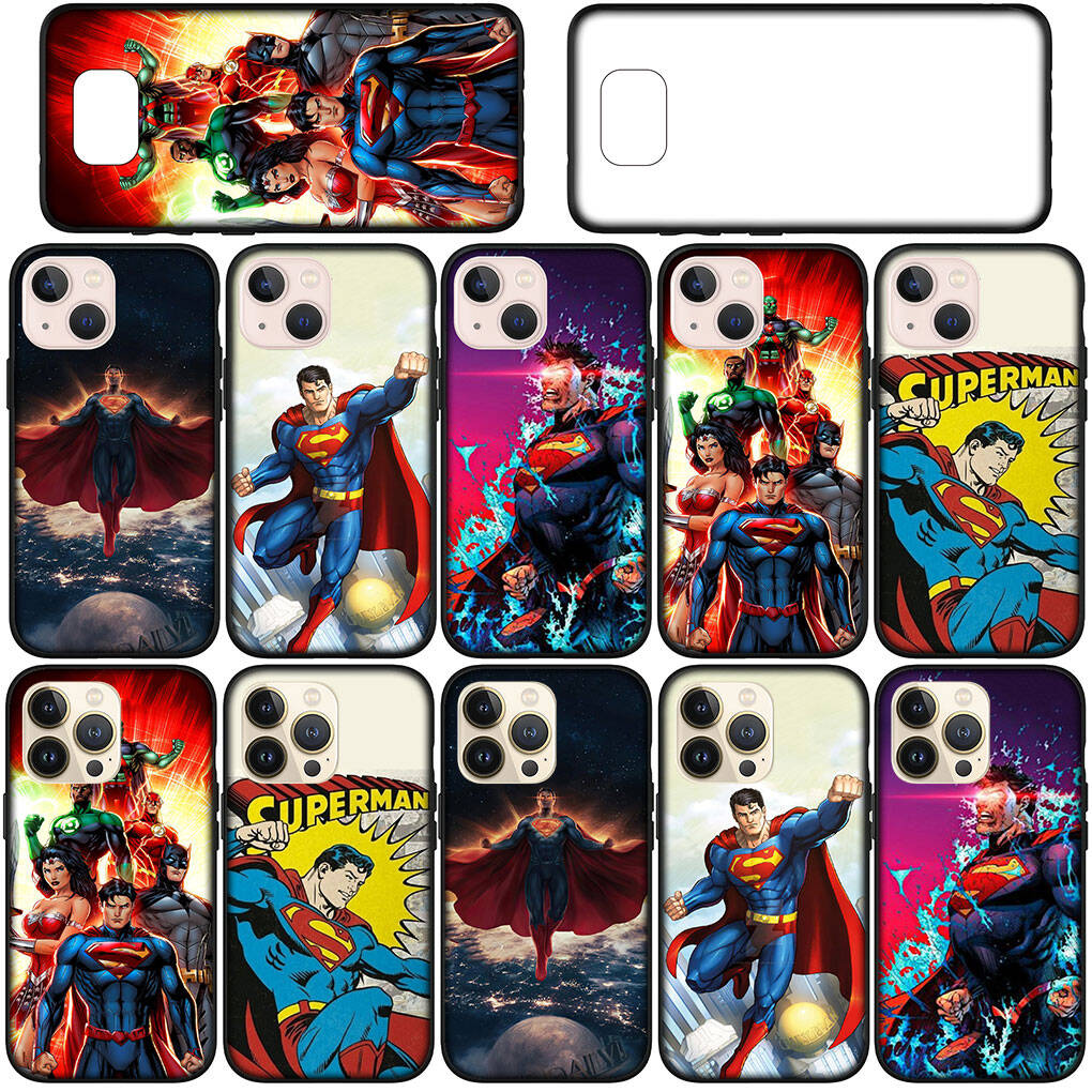 for Samsung Galaxy S25 S24 S23 S22 Ultra FE Plus A17 A37 A57 A56 A55 A06 A16 A15 A36 A26 A35 A05 A25 A54 Phone Case Kawaii Supermans Man Super Hero