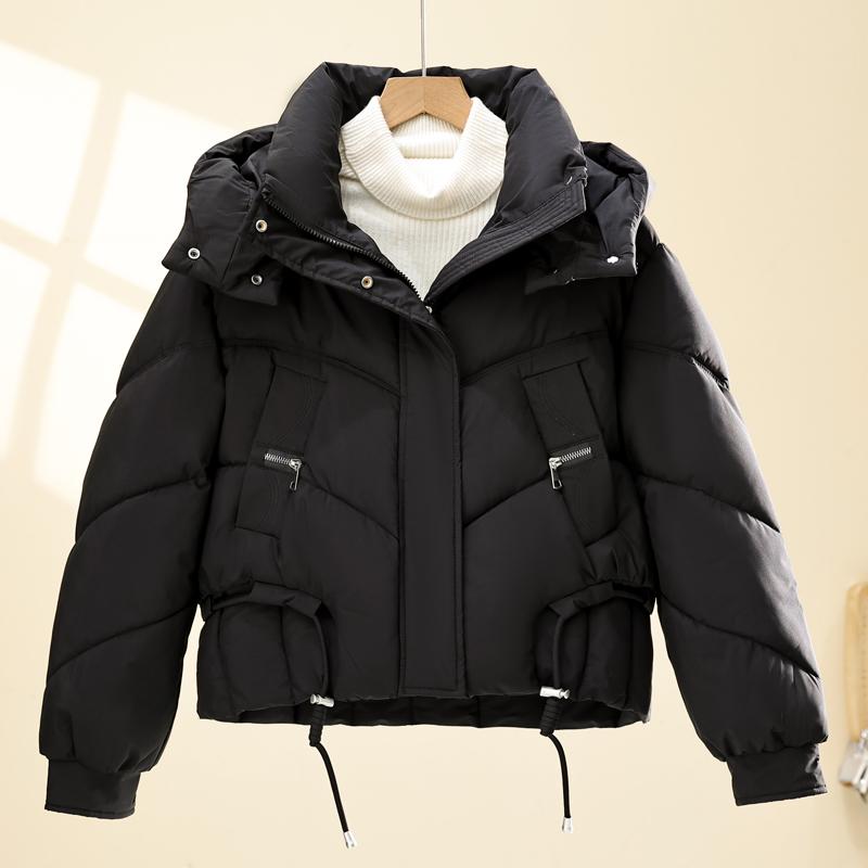 Fashion Women's Winter Jackets Hooded Casual Thick Short Parkas Female Warm Coat