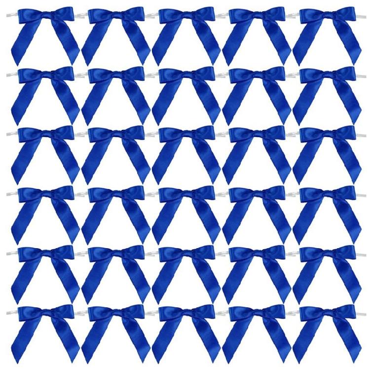 Pack of 50pcs Bowknot Ribbon Gift Wrapping And Party Decoration Multiple Color Reusable Marker Tool for Various Themes