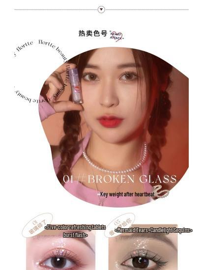 Floria Liquid Eyeshadow: Shimmer, Matte & Glitter Highlights