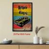 Vintage Metal Tin Sign Garage Decor Wall Art Poster